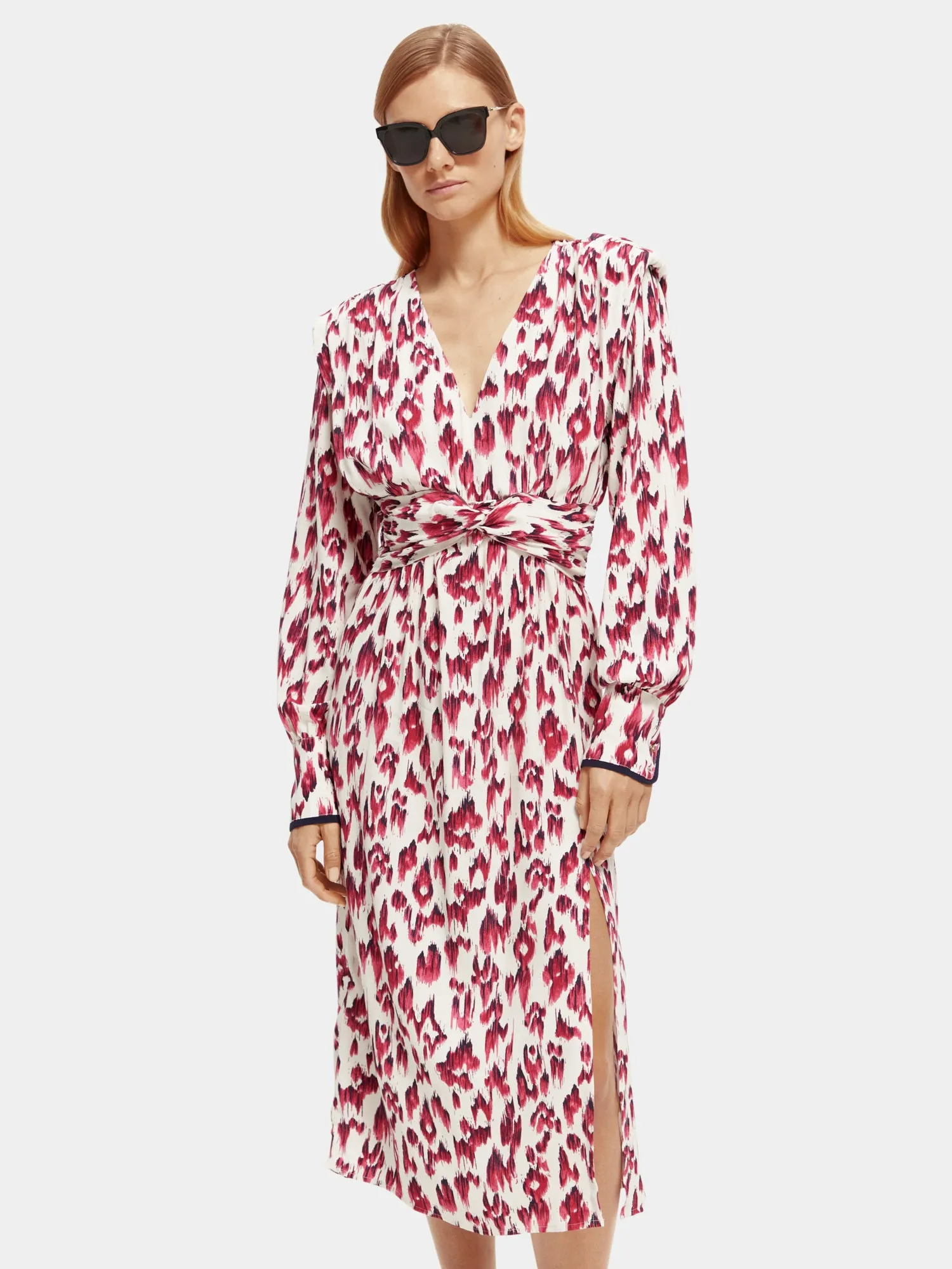 Belted midi dress sold by Scotch and Soda