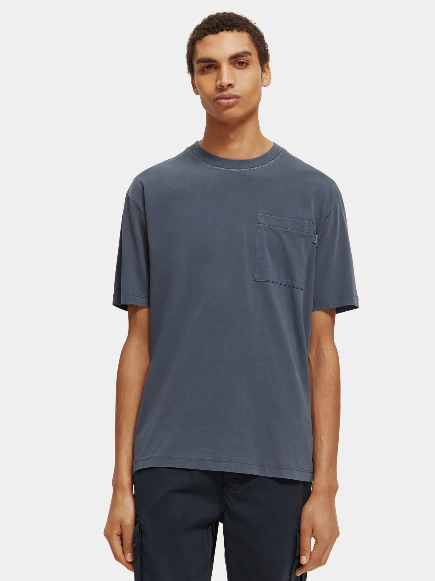Artwork chest pocket t-shirt sold by Scotch and Soda