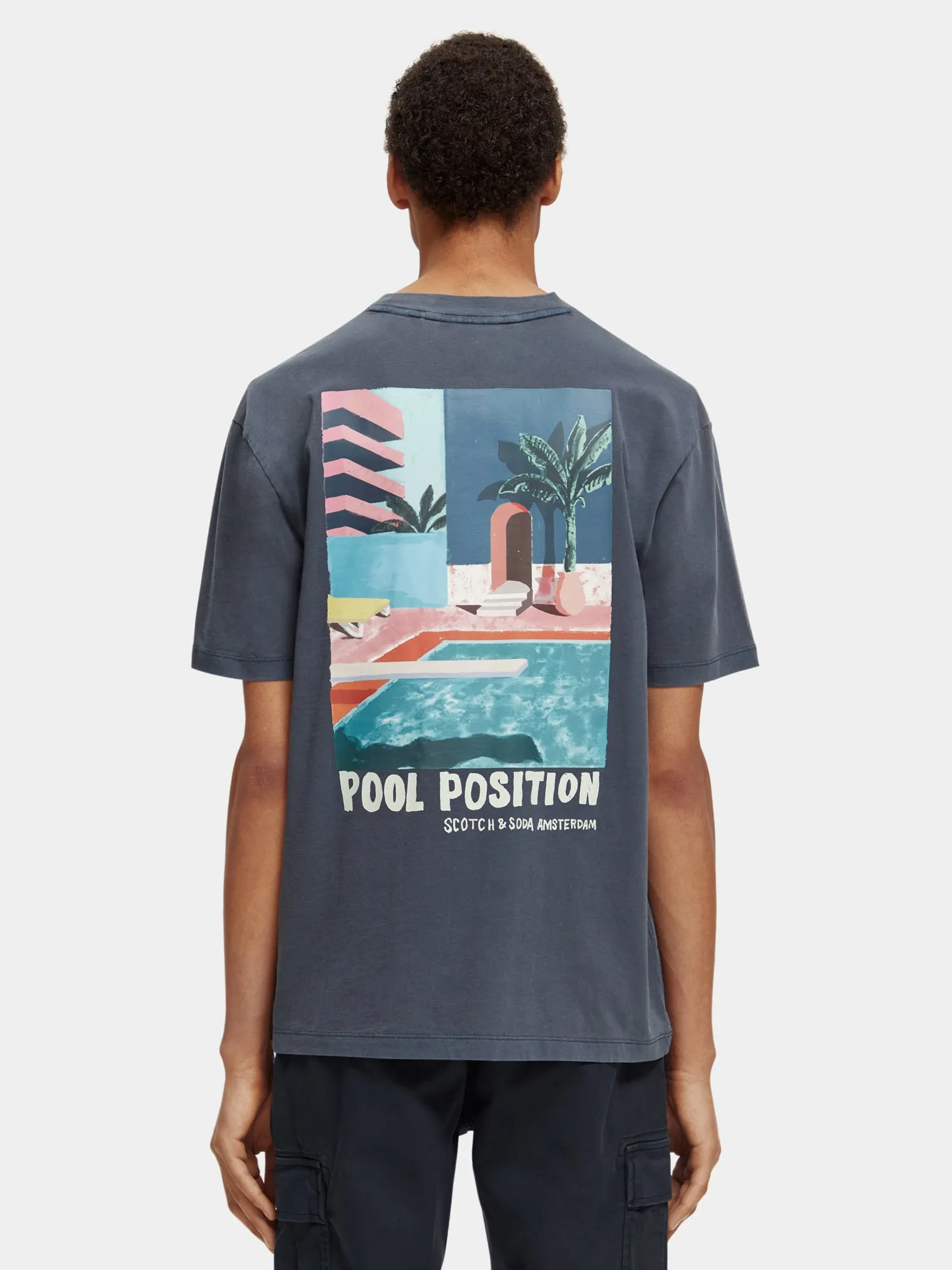 Artwork chest pocket t-shirt sold by Scotch and Soda product image thumbnail 3