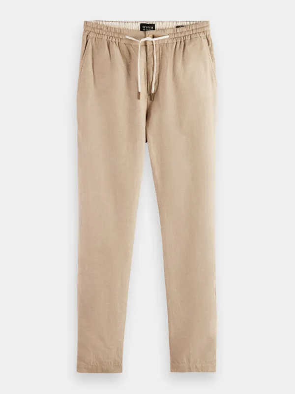 Warren cotton-linen jogger pants sold by Scotch and Soda