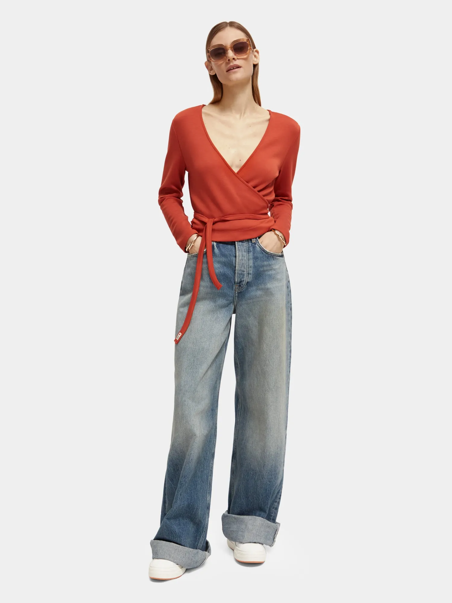 Wrap cardigan sold by Scotch and Soda product image thumbnail 4