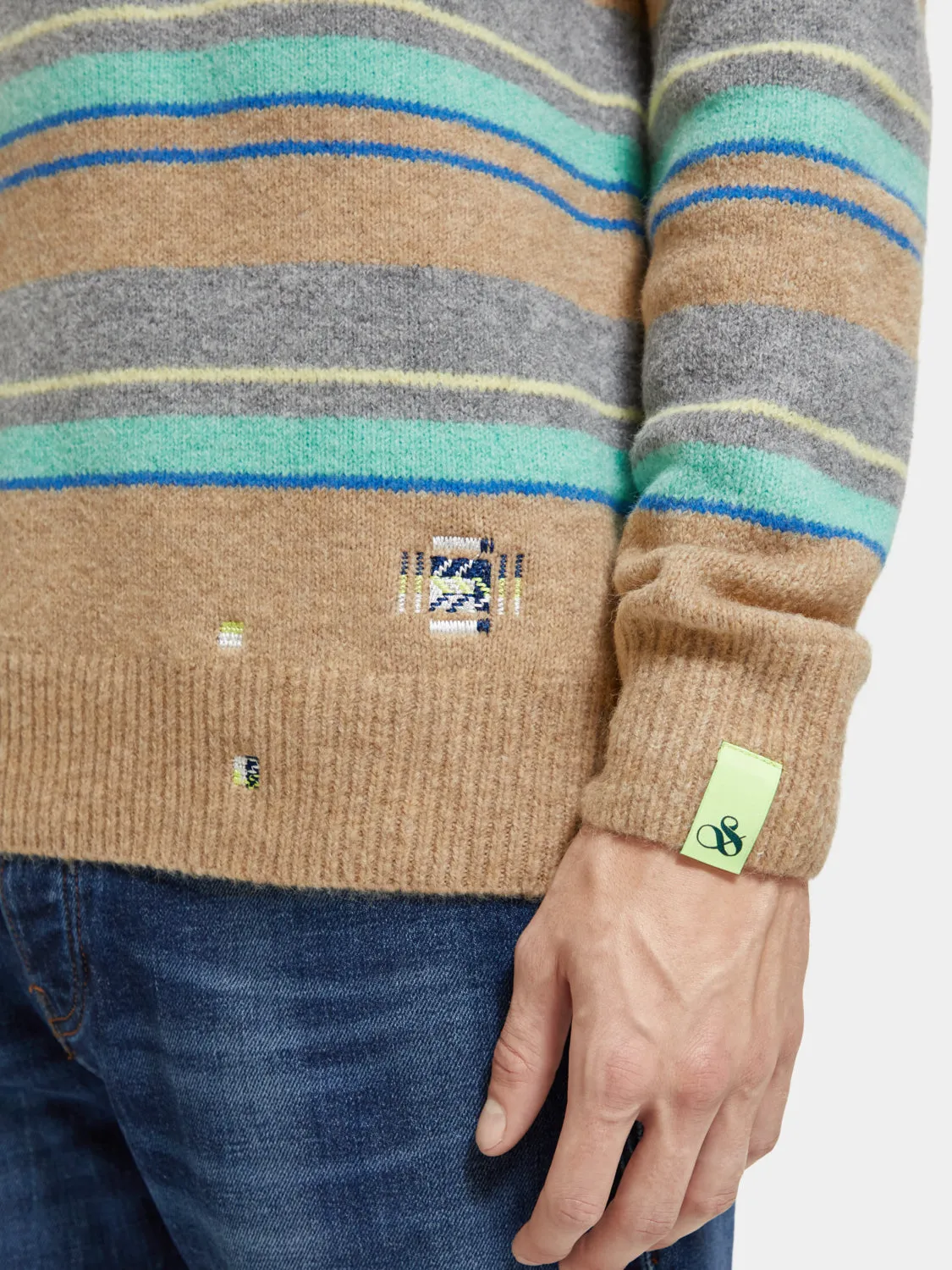 Wool striped pullover sold by Scotch and Soda product image thumbnail 5