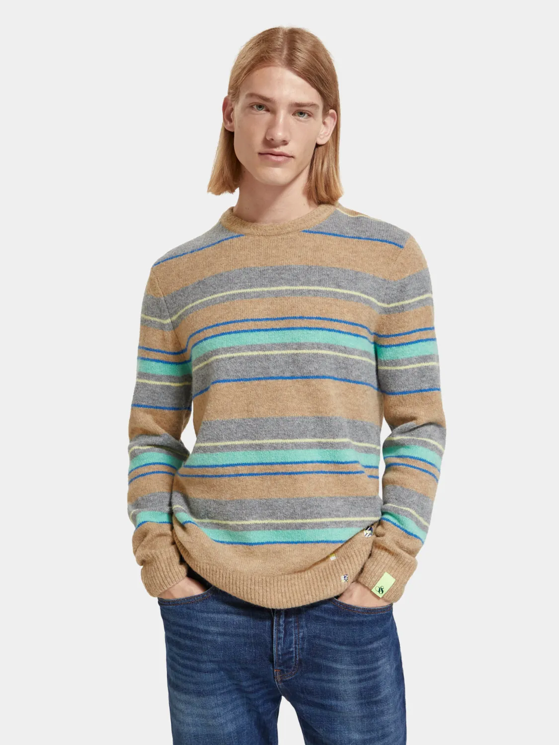 Wool striped pullover sold by Scotch and Soda
