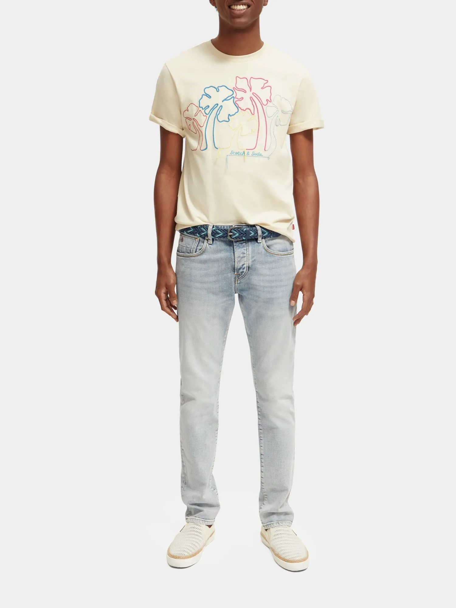 Braided leather belt sold by Scotch and Soda product image thumbnail 3