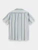 Striped structured camp shirt sold by Scotch and Soda