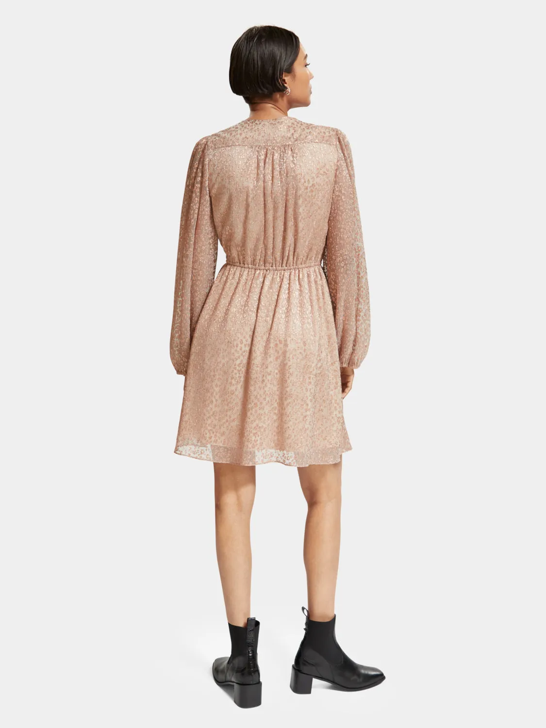 Balloon sleeve mini dress sold by Scotch and Soda product image thumbnail 3