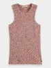 Space-dyed racerback tank top sold by Scotch and Soda