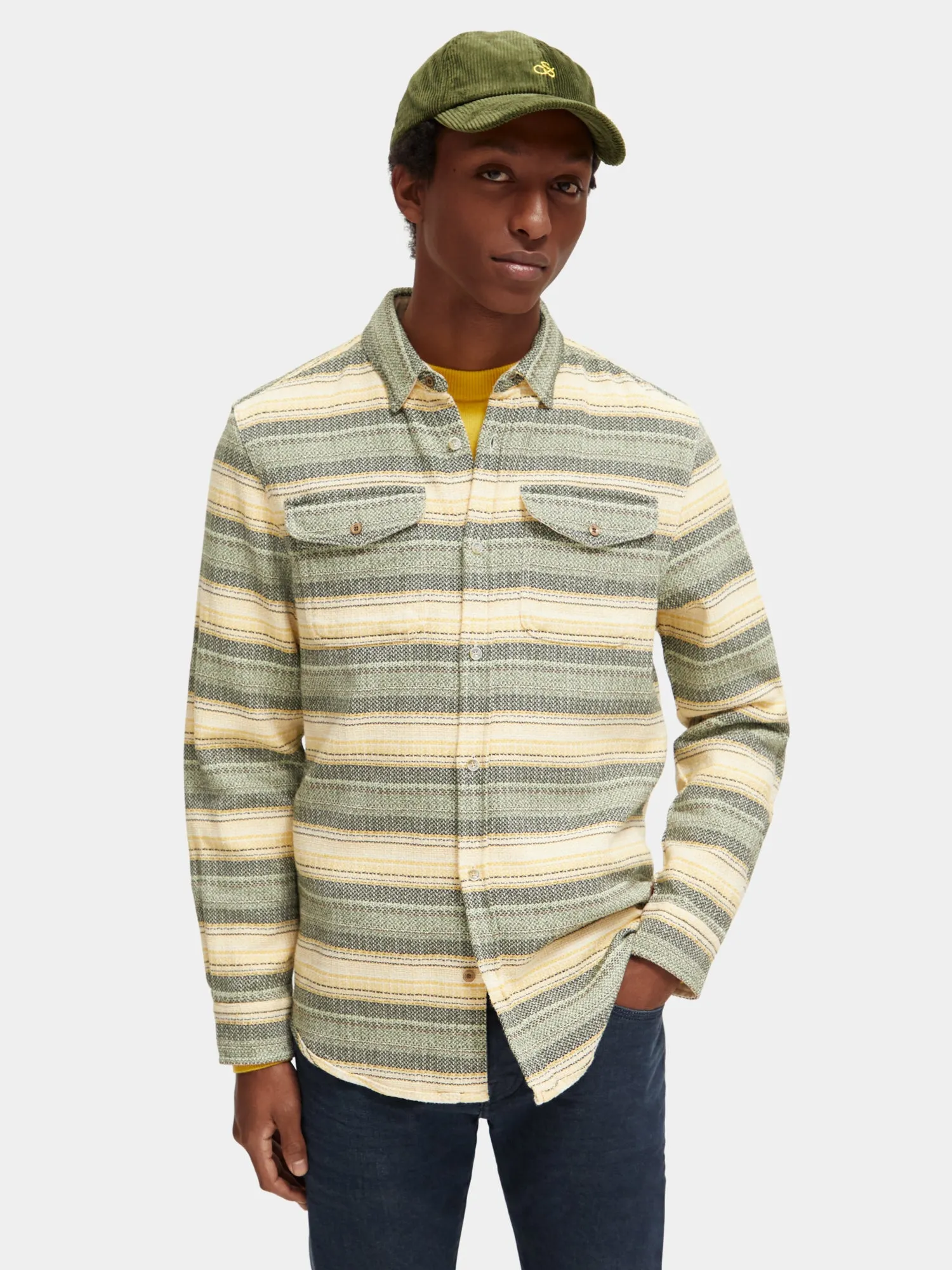 Waffle check shirt sold by Scotch and Soda