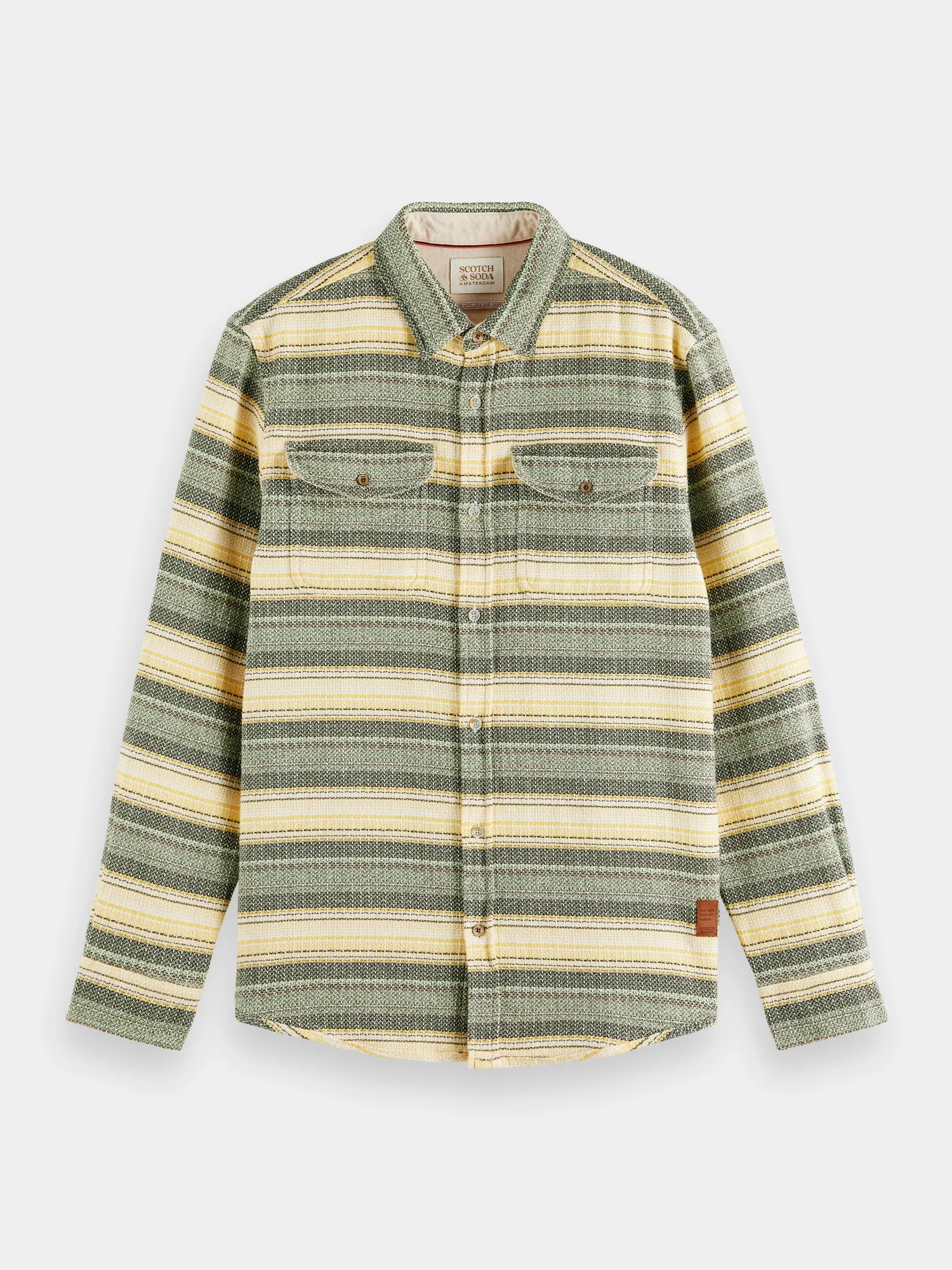 Waffle check shirt sold by Scotch and Soda product image thumbnail 2