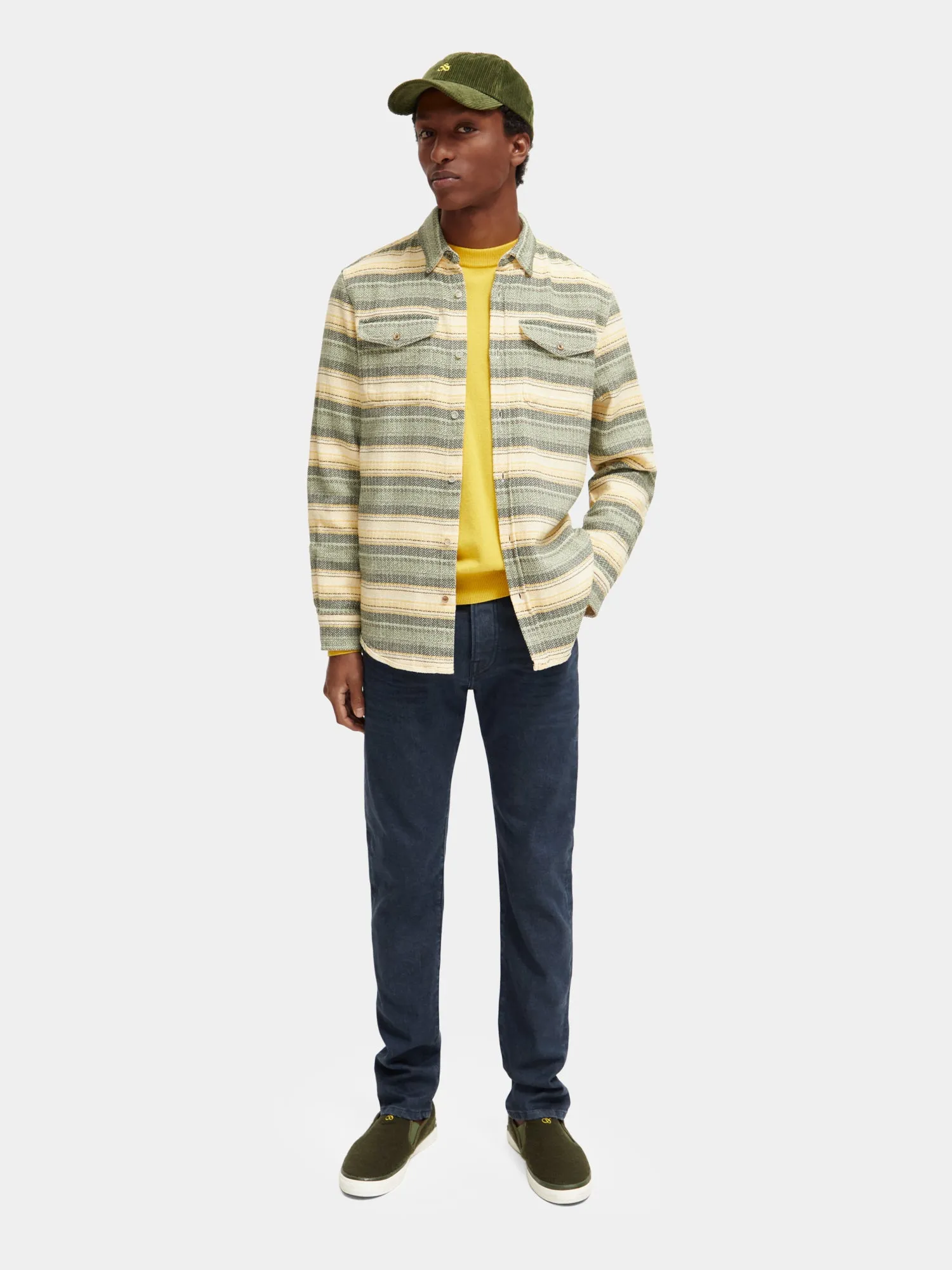 Waffle check shirt sold by Scotch and Soda product image thumbnail 4