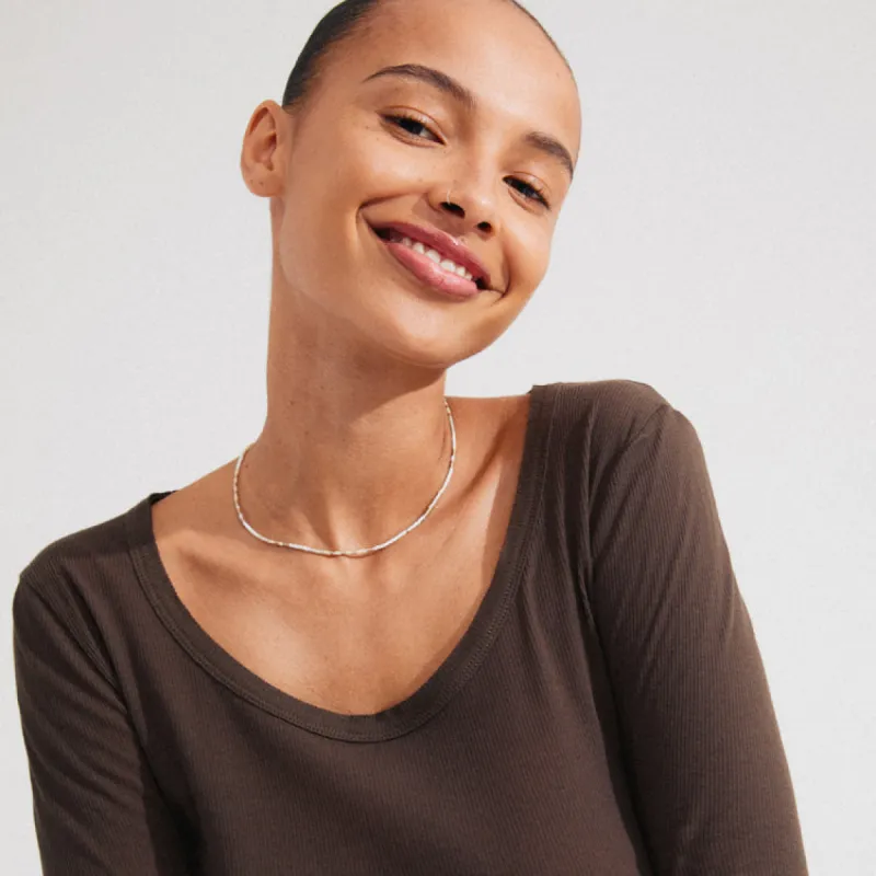 Pilgrim Alison Necklace White Gold Plated made by Pilgrim