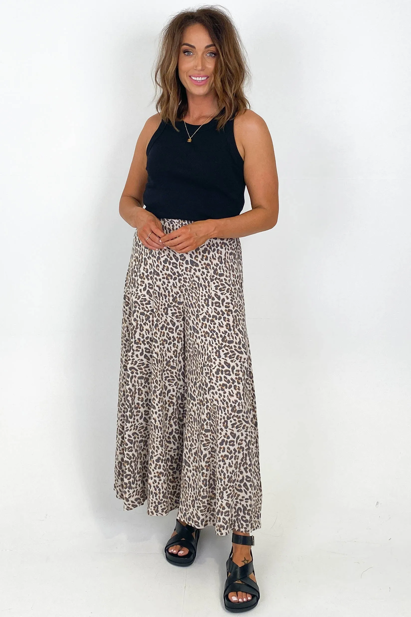 Label of Love Maddison Pants Muted Leopard sold by Shine On product image thumbnail 5