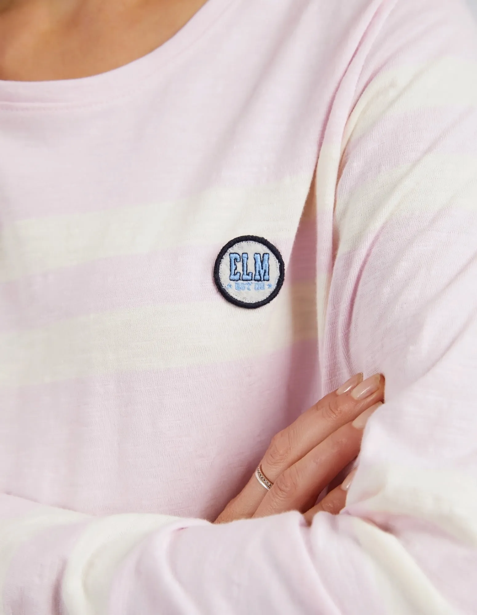 Elm Allegra L/S Tee Powder Pink sold by Shine On product image thumbnail 4