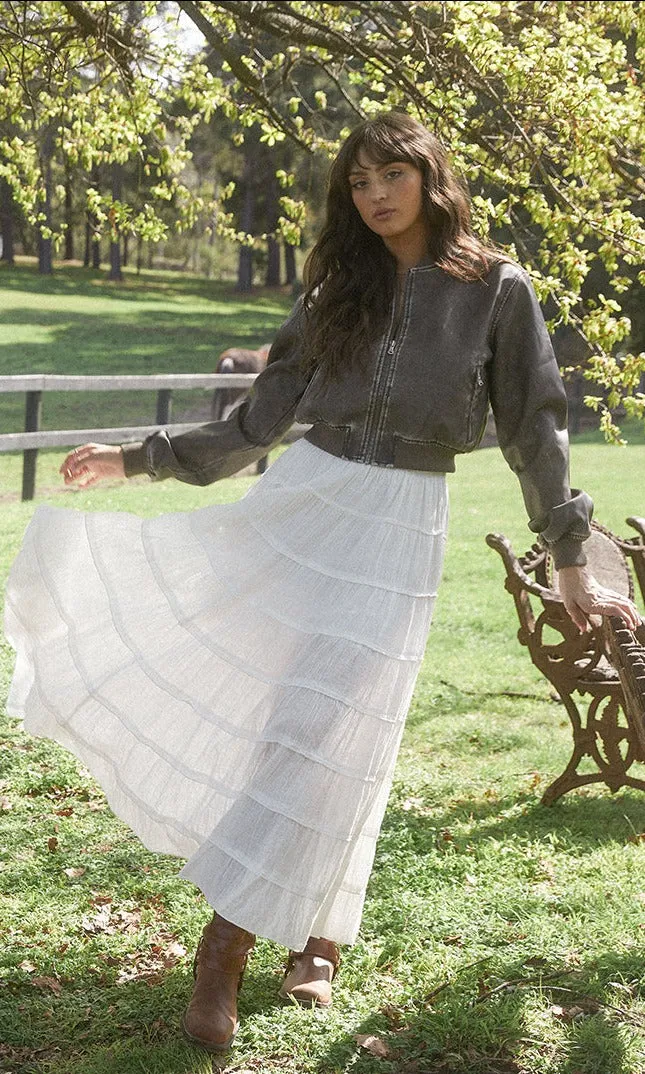 All About Eve Paloma Maxi Skirt Vintage White sold by Shine On