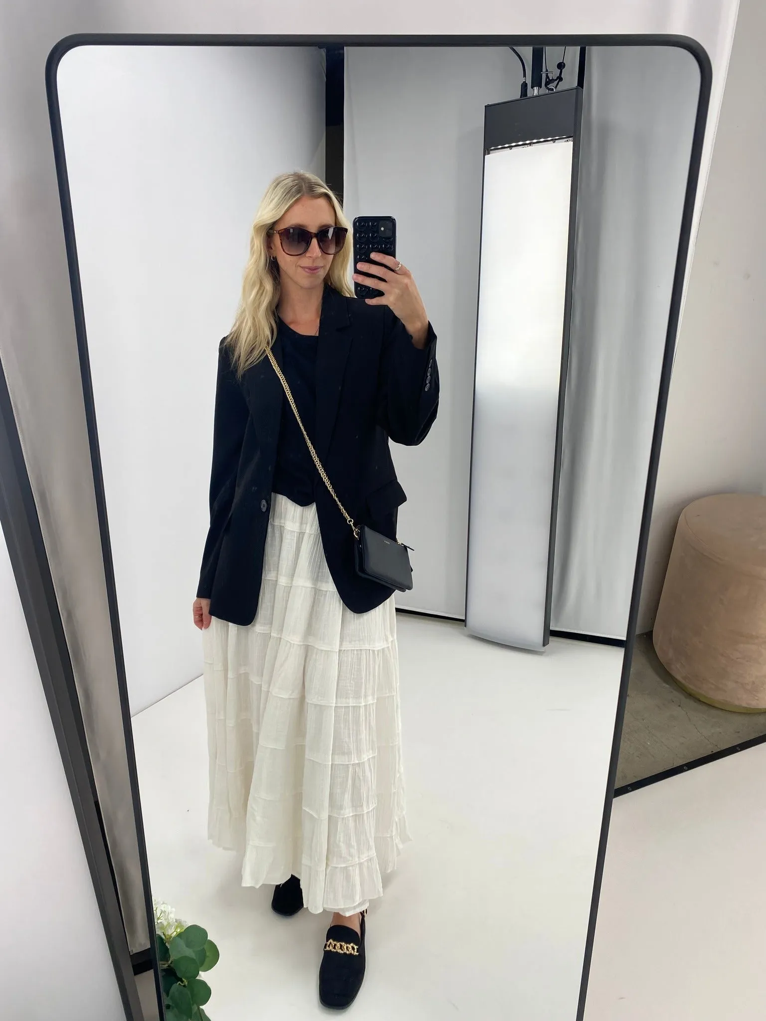 All About Eve Paloma Maxi Skirt Vintage White sold by Shine On product image thumbnail 4