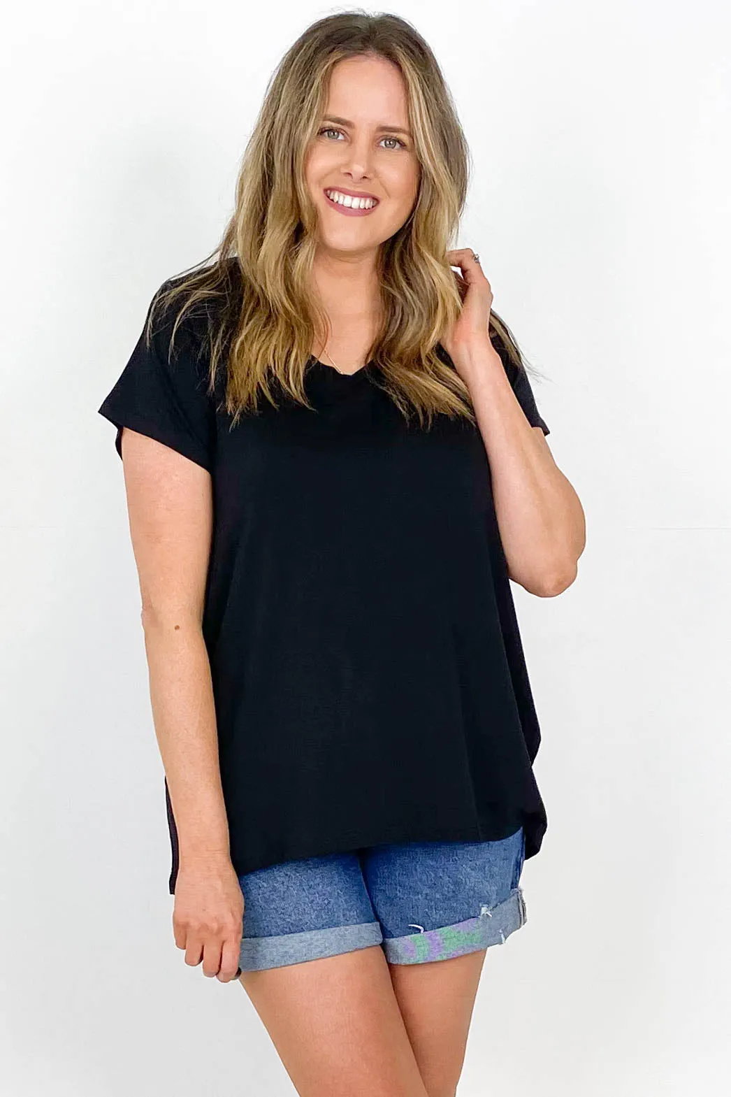 Betty Basics Matilda Tee Black sold by Shine On product image thumbnail 2