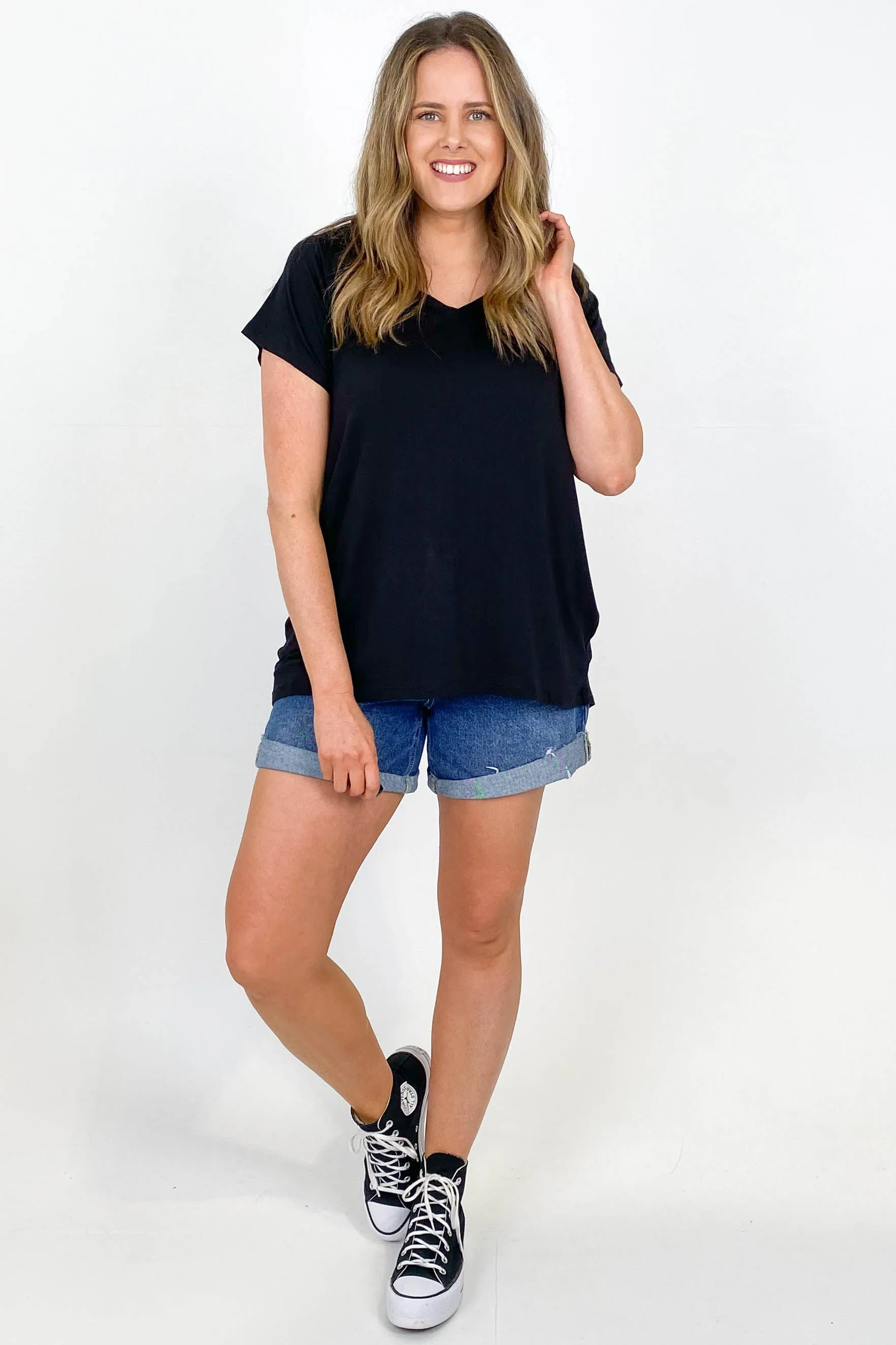 Betty Basics Matilda Tee Black sold by Shine On product image thumbnail 5