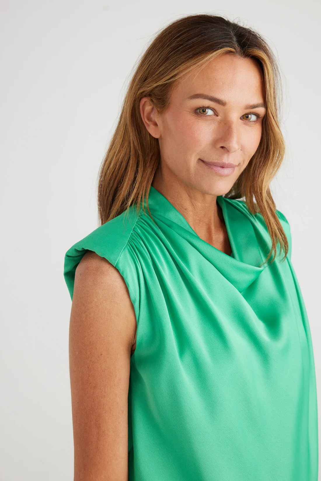 Brave+True Jana Top Green sold by Shine On product image thumbnail 2