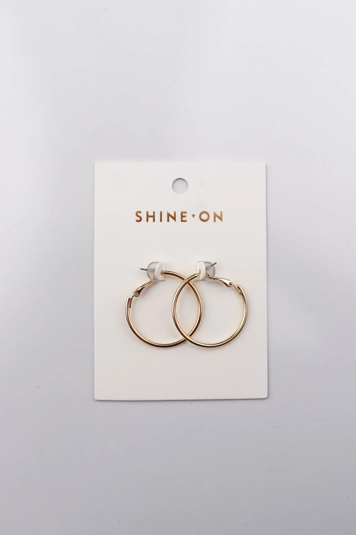 Shine On Label Small Hoop Gold sold by Shine On product image thumbnail 3