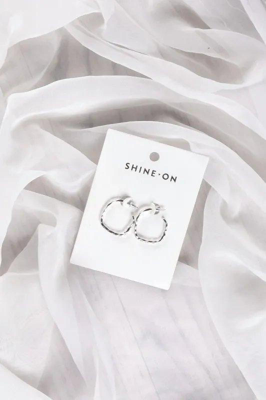 Shine On Label Colette Earring Silver sold by Shine On