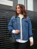 PQ Collection Denim Basic Jacket Dark Wash sold by Shine On