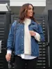 PQ Collection Denim Basic Jacket Dark Wash sold by Shine On