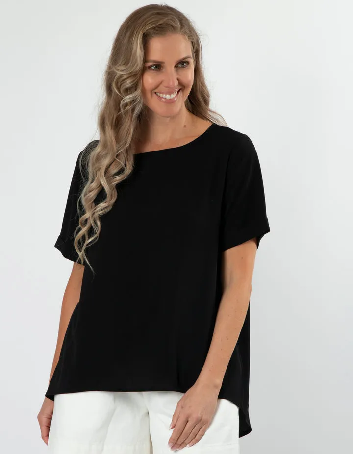 Stella + Gemma Evette Blouse Black sold by Shine On