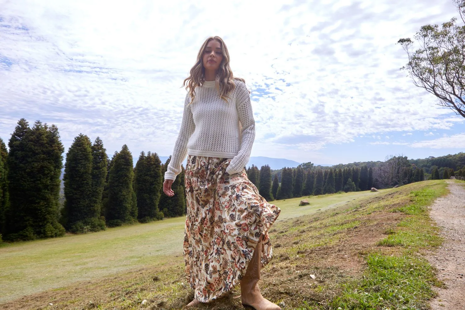 Sass Dara Boho Skirt Wildflower sold by Shine On product image thumbnail 3