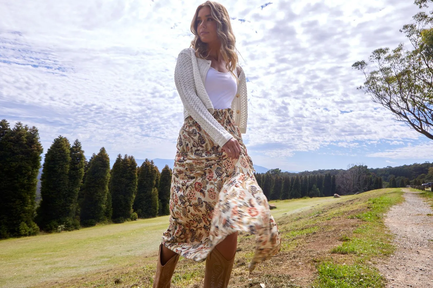 Sass Dara Boho Skirt Wildflower sold by Shine On product image thumbnail 5