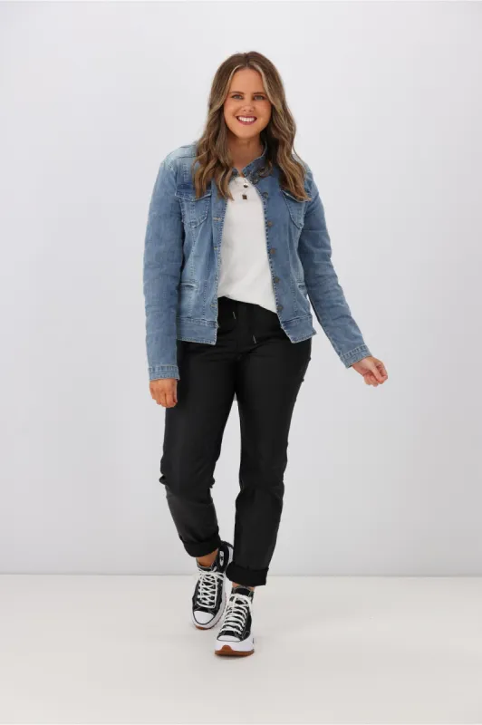 Threadz Maggie Denim Jacket Denim sold by Shine On