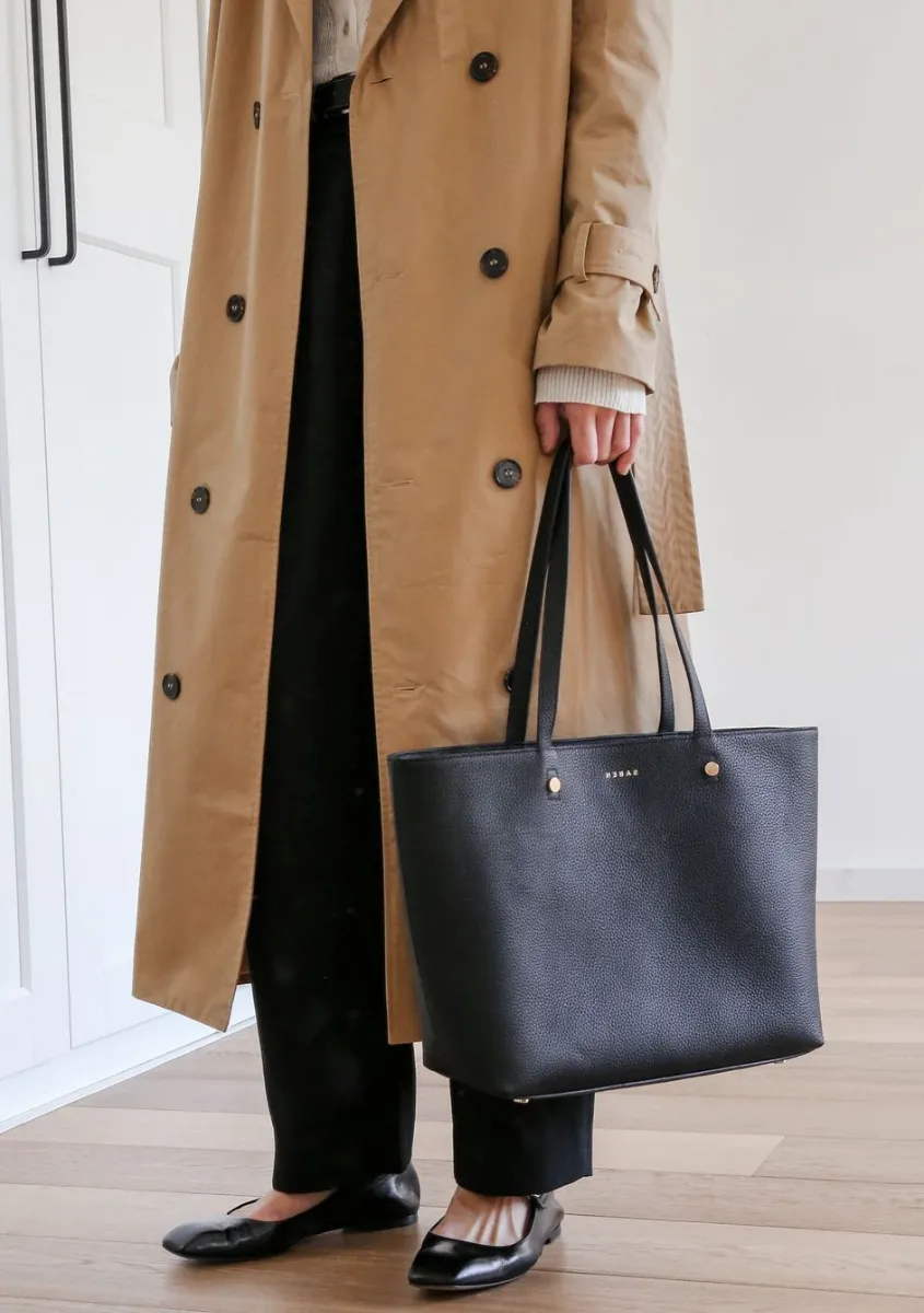 Saben Tilbury Shoulder Bag Black + Bronze Foil sold by Shine On