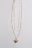 Shine On Label Coin Necklace Set Gold sold by Shine On