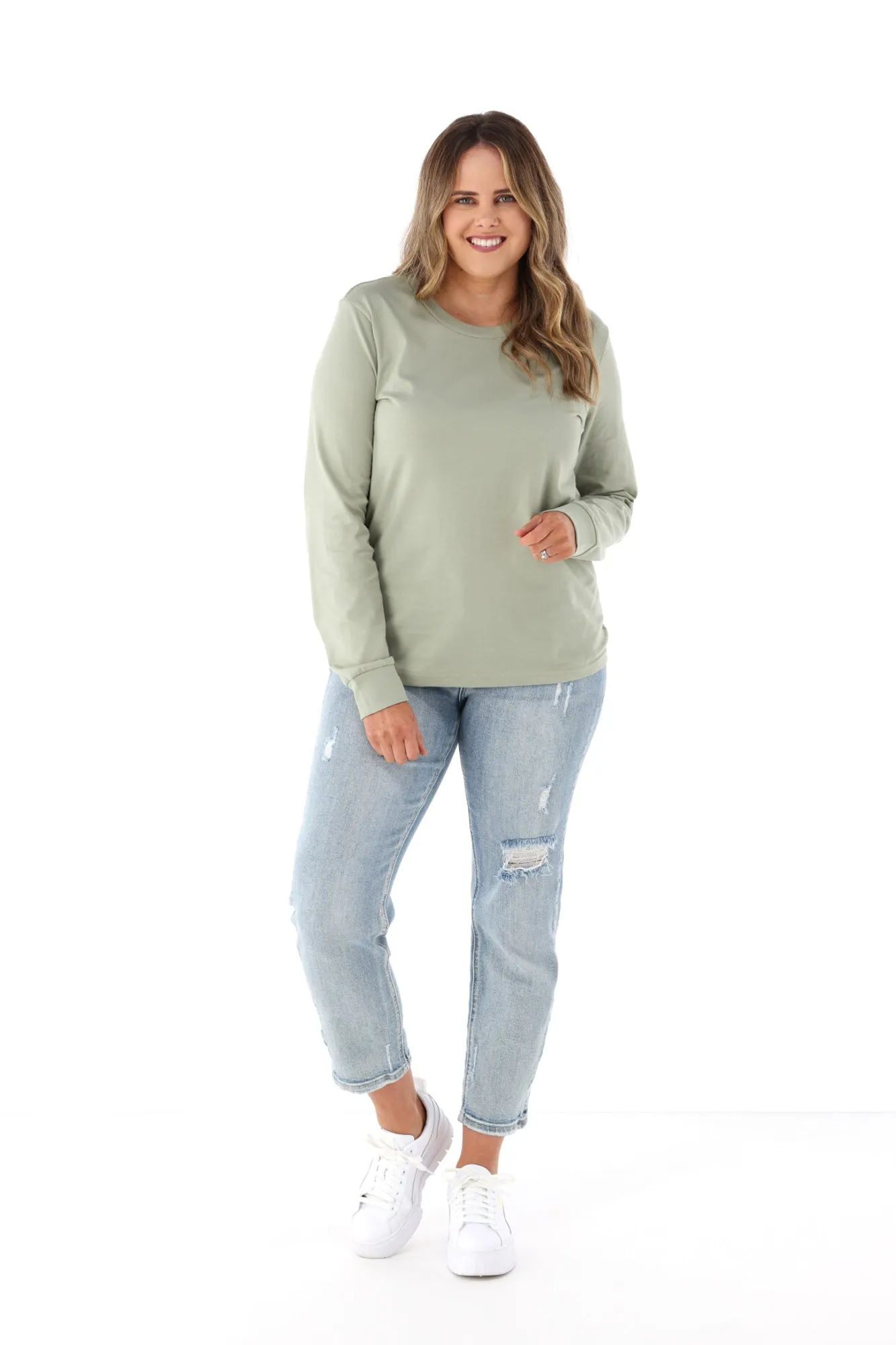 AS Colour Dice Long Sleeve Tee Pistachio sold by Shine On