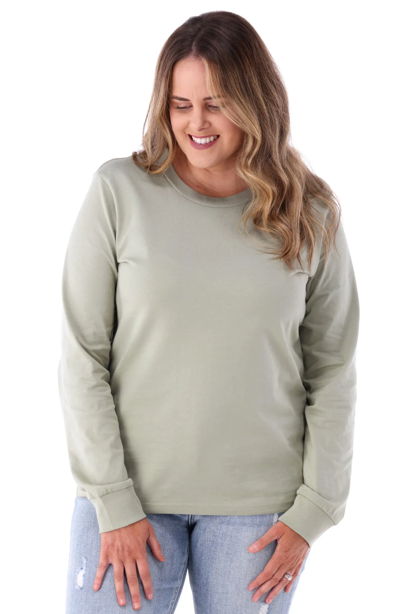 AS Colour Dice Long Sleeve Tee Pistachio sold by Shine On product image thumbnail 2