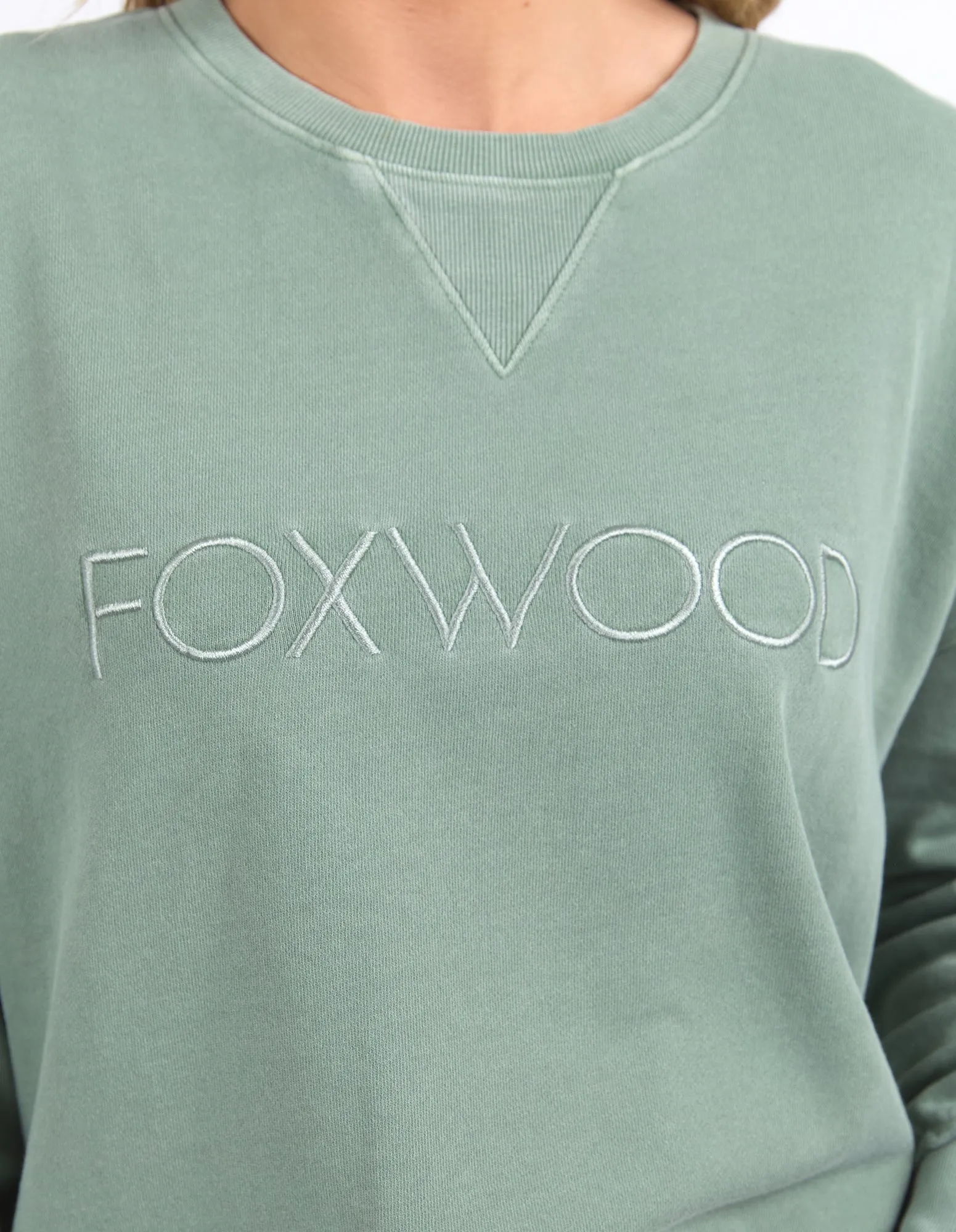 Foxwood Simplified Crew Sage sold by Shine On product image thumbnail 2