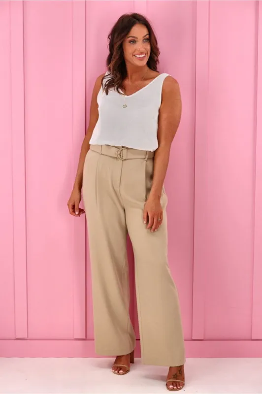 Jane James Sorrel Tailored Pant Stone sold by Shine On