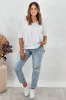 Shine On Label Soho Modal Drawstring Top White sold by Shine On