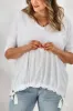 Shine On Label Soho Modal Drawstring Top White sold by Shine On