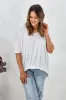 Shine On Label Soho Modal Drawstring Top White sold by Shine On