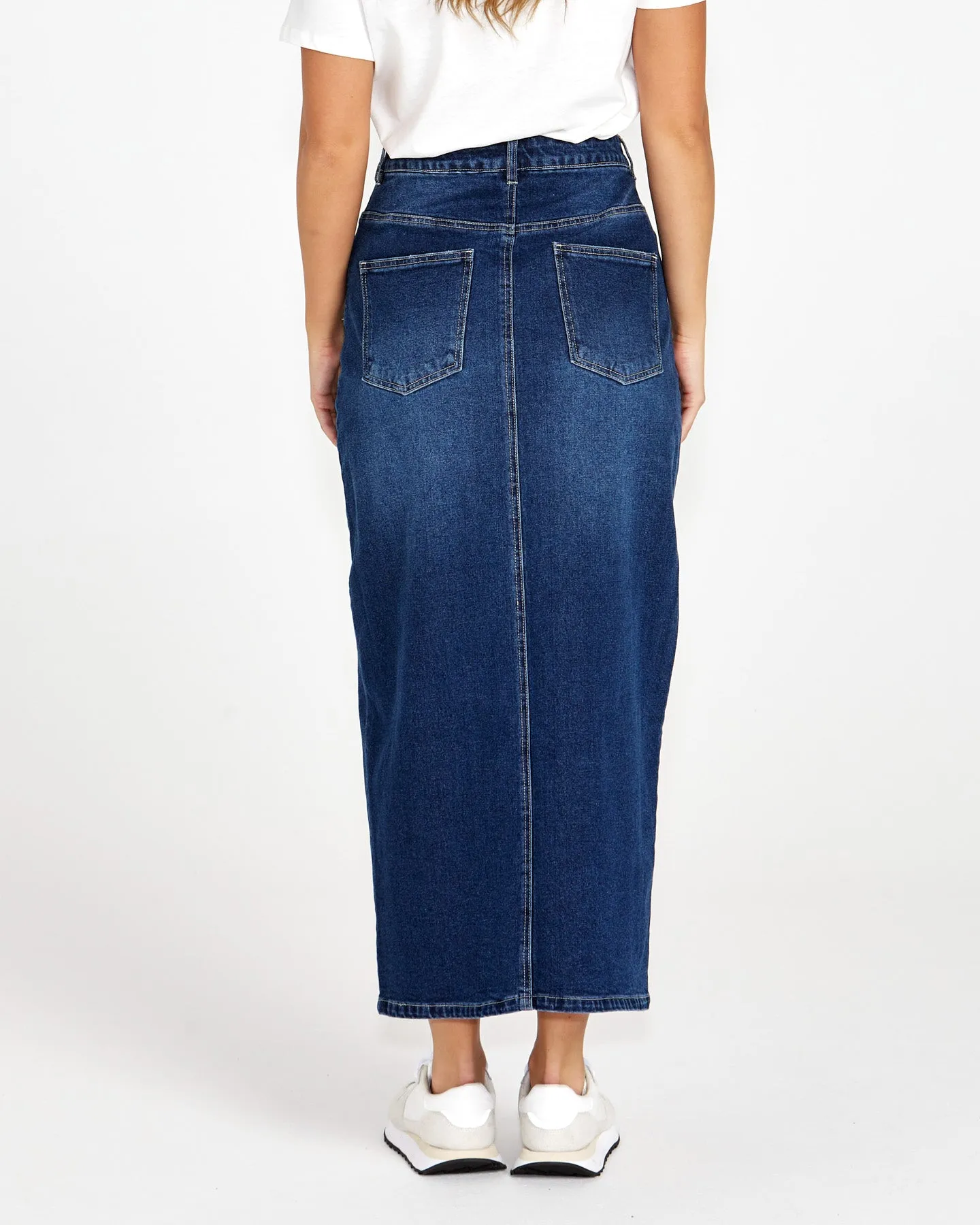 Sass Emerald Denim Maxi Skirt 78 Wash sold by Shine On product image thumbnail 5