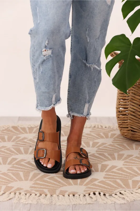 Los Cabos Ando Sandal Brandy sold by Shine On