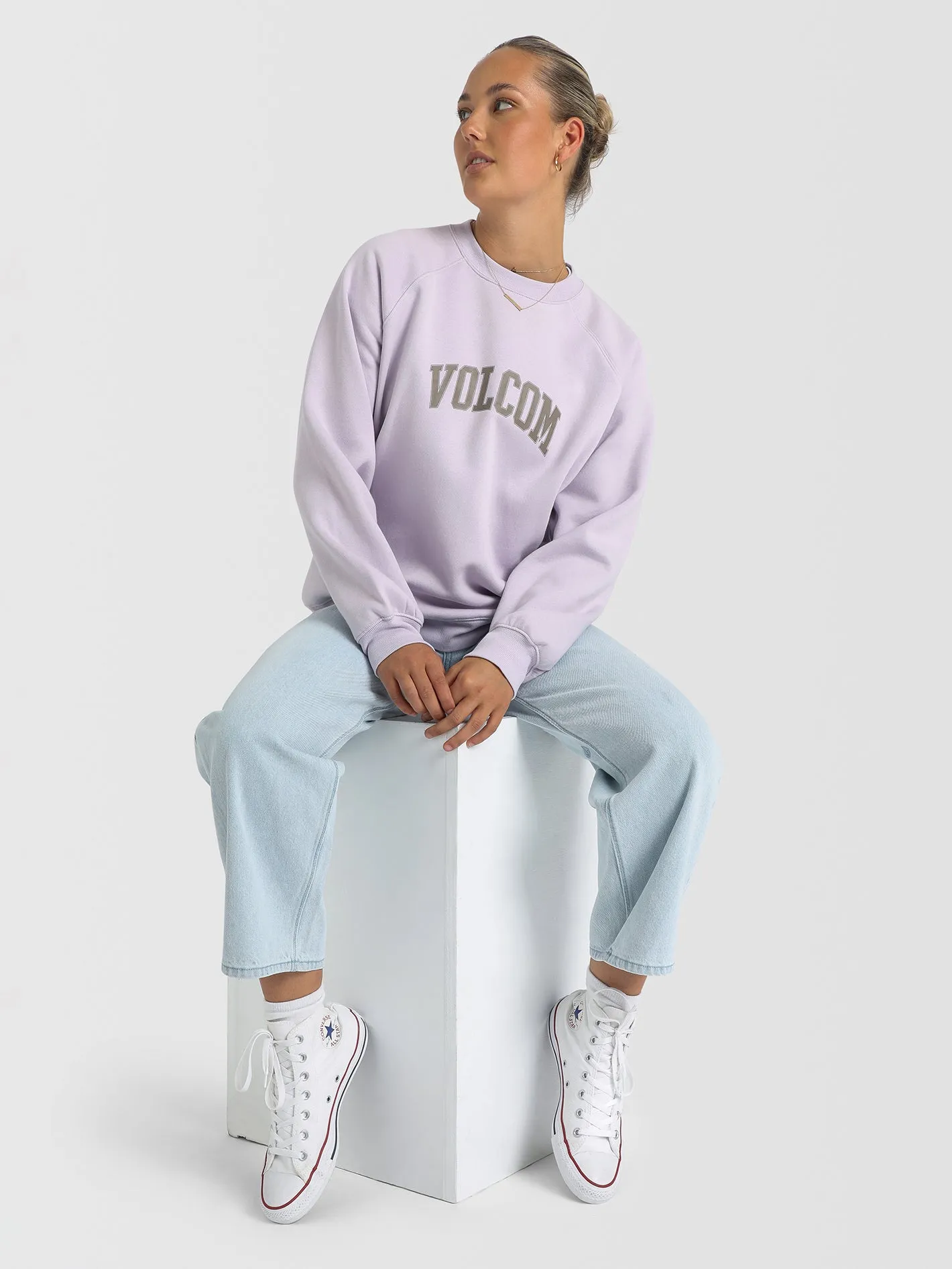 Volcom Get More Crew Berry sold by Shine On product image thumbnail 2