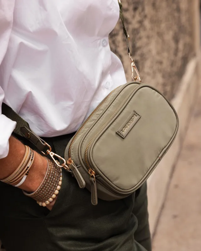 Louenhide Cali Nylon Crossbody Bag Khaki sold by Shine On