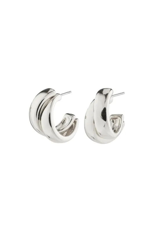 Pilgrim Orit Recycled Earring Silver Plated sold by Shine On