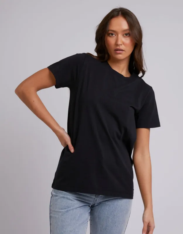 Silent Theory Layering Tee Black sold by Shine On