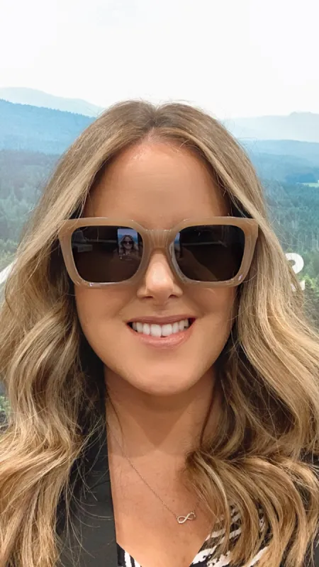 Aire Abstraction Sunglasses Fawn sold by Shine On