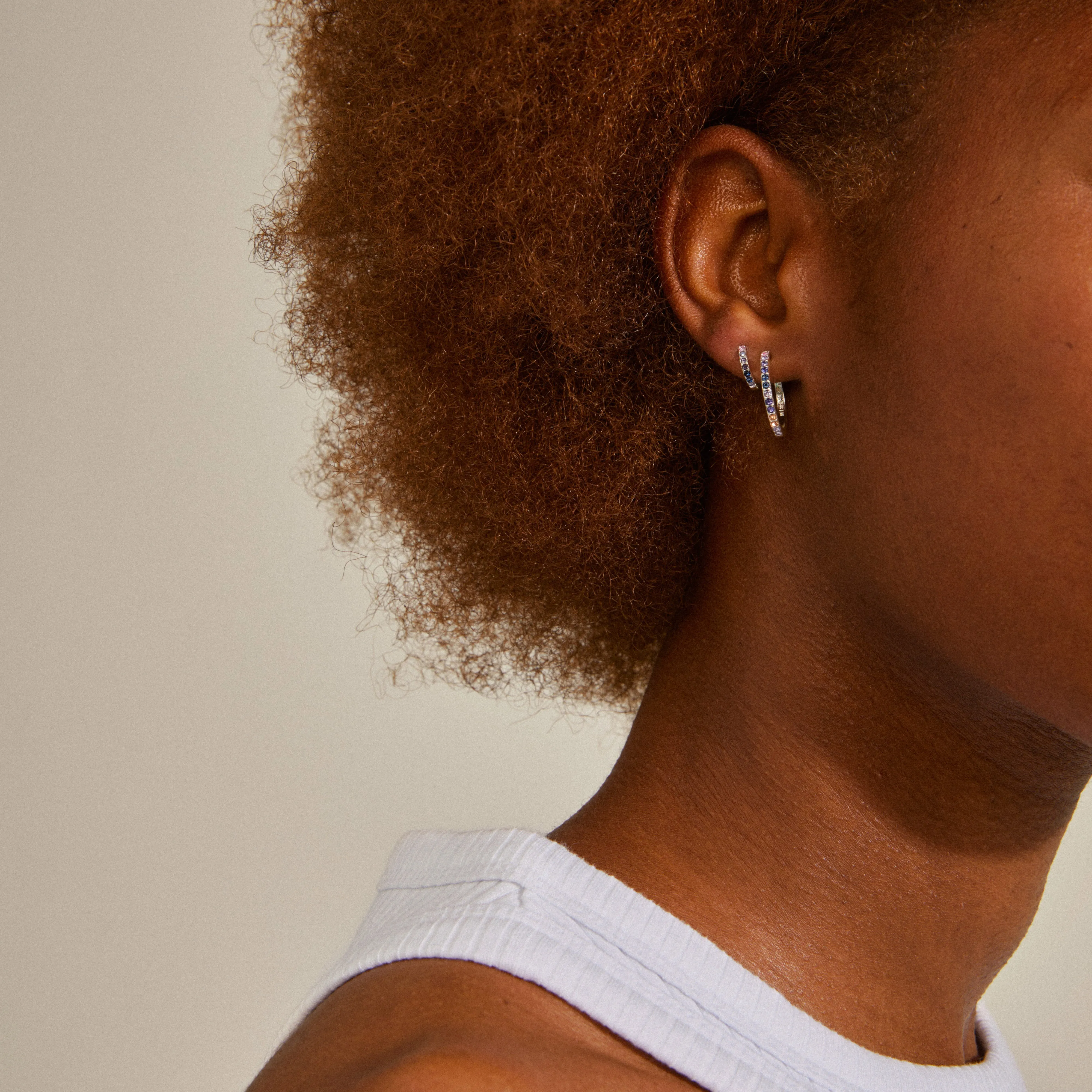 Pilgrim Reign Recycled Hoops 2 in One Set Silver Plated sold by Shine On