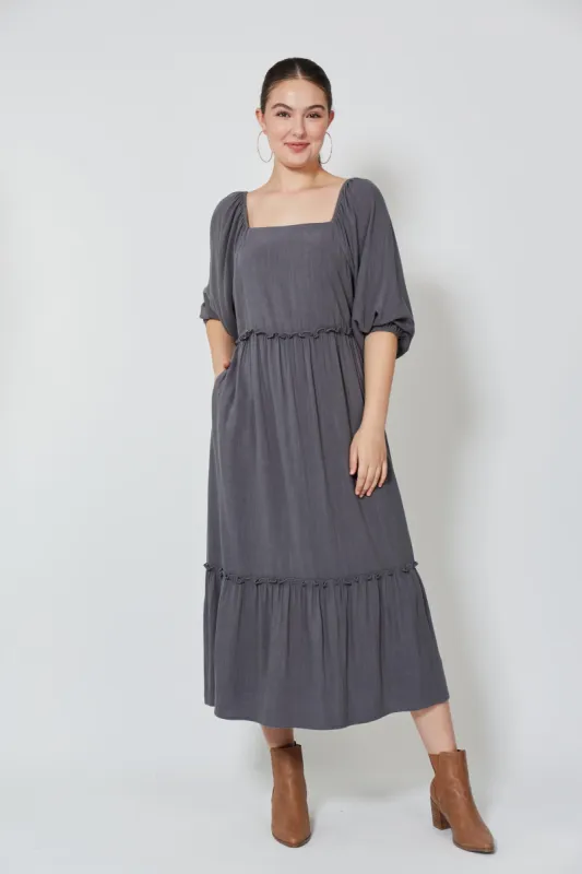 Isle of Mine Vera Tiered Maxi Dress Paloma sold by Shine On
