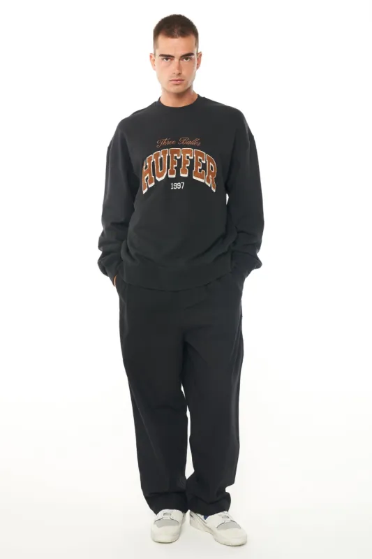 Huffer Mens Block Crew 350 / Gamma Basalt sold by Shine On