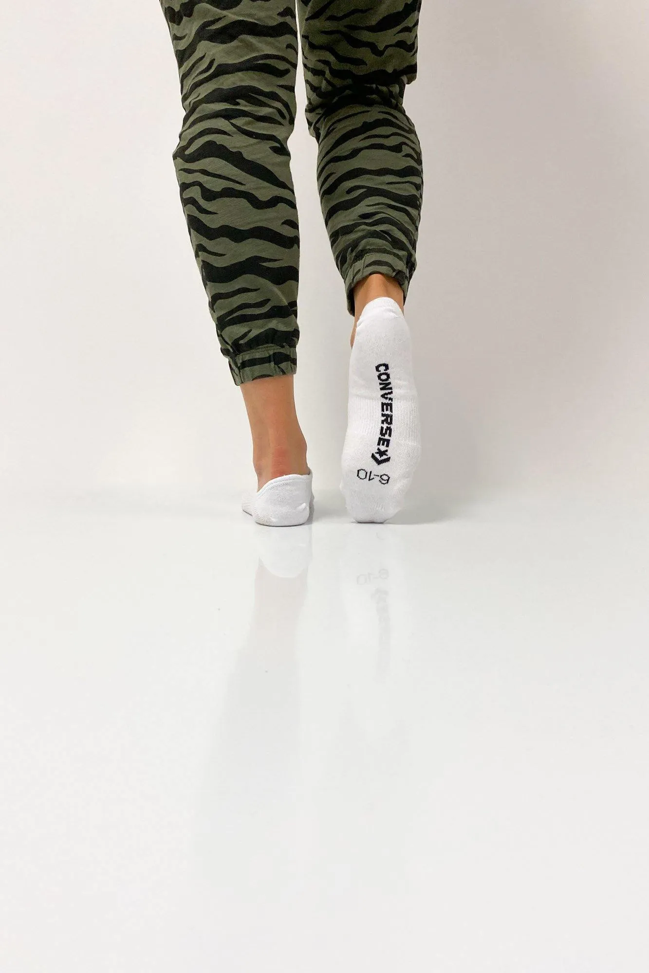 Converse Invisible 3 Pack Socks White sold by Shine On product image thumbnail 2